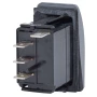 Blue Sea Systems Contura II Rocker Switch, Black Actuator, 20A @ 12V, 15A @ 24V