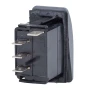 Blue Sea Systems Contura II Rocker Switch, Black Actuator, 20A @ 12V, 15A @ 24V