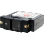 Blue Sea Systems A-Series Single Pole Flat Rocker Circuit Breaker, AC/DC, Magnetic Hydraulic, Trip-Free - Apollo Lighting