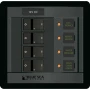 Blue Sea Systems DC Branch Circuit Breaker Panel, Pre-Wired Buses, Backlit Labels