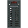 Blue Sea Systems DC Branch Circuit Breaker Panel, Pre-Wired Buses, Backlit Labels