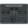 Blue Sea Systems Traditional Metal AC Rotary Switch Panel, Source Selector, Reverse Polarity and Power LEDs