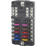 Blue Sea Systems ST Blade Fuse Block, ATO/ATC, 32V DC, Screw Terminal - Apollo Lighting