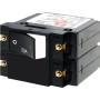 Blue Sea Systems A-Series Raised Rocker Circuit Breaker, Double Pole, 120/240V AC, 32V DC, Magnetic Hydraulic, Trip-Free - Apollo Lighting