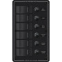 Blue Sea Systems Contura Water Resistant DC Circuit Breaker Panel, 12/24V, IP66 - Apollo Lighting