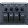 Blue Sea Systems Contura Water Resistant DC Circuit Breaker Panel, 12/24V, IP66