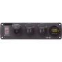 Blue Sea Systems Water-Resistant Accessory Panel, 12V DC, 15A Circuit Breaker, Pre-Wired Harness