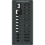 Blue Sea Systems Traditional Metal AC Main Source Selector Panel, Lockout Slide, Reverse Polarity LED