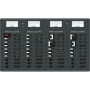 Blue Sea Systems Traditional Metal AC Branch Circuit Breaker Panel, 100A Max, Backlit Labels - Apollo Lighting