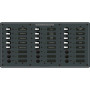 Blue Sea Systems Traditional Metal AC Branch Circuit Breaker Panel, 100A Max, Backlit Labels - Apollo Lighting