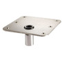Attwood Marine Lock'N-Pin Seat Pedestal Base, For 3/4 in Posts, 7 x 7 in, ABYC Type B - Apollo Lighting