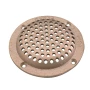 Perko Thru-Hull Round Strainer, Cast Bronze, Marine UL Listed