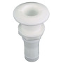 Perko Thru-Hull Connection for Hose, White Plastic, Broad Flange - Apollo Lighting