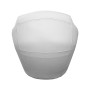 TACO Marine Anclote Bucket Seat, Integrated Seat Suspension, Adjustable Bolster, 5.25 in 4-Hole Pedestal Mount - Apollo Lighting