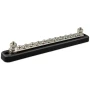 Victron Energy 2P Busbar with Cover, 150A, 70VDC, Tin-Plated Copper Strip