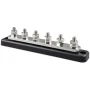 Victron Energy Busbar with Cover, 250A, 70VDC, 5/16 in Terminals