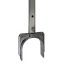 Attwood Marine Heavy-Duty Adjustable Transom Saver, Roller/Bolt-On Mount, Pro-Adjustable Head, Clear Anodized Tube
