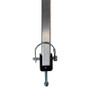 Attwood Marine Heavy-Duty Adjustable Transom Saver, Roller/Bolt-On Mount, Pro-Adjustable Head, Clear Anodized Tube