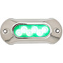 Attwood Marine LightArmor HP Underwater LED Light, 5 in, 6 LED, 12/24V, Surface Mount, 316 Stainless Steel Cover