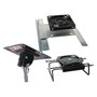 Attwood Marine Tilt-N-Slide Bench Style Seat Mounts, For Jon Boats, Aluminum