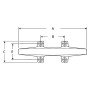 Attwood Marine Open-Base Boat Cleats, Chrome-Plated Zinc, 2pk - Apollo Lighting