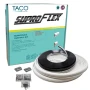 TACO Marine SuproFlex Semi-Rigid Vinyl Rub Rail Kit, 1-5/8 in x 7/8 in x 60 ft, Vinyl Overlay Insert
