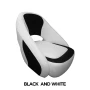 TACO Marine Caladesi Smooth Bucket Seat, 22 in x 23 in x 26 in, Adjustable Bolster, Integrated Seat Suspension, Marine-Grade Vinyl