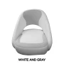 TACO Marine Caladesi Smooth Bucket Seat, 22 in x 23 in x 26 in, Adjustable Bolster, Integrated Seat Suspension, Marine-Grade Vinyl