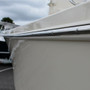 TACO Marine Stainless Steel Hollow Back Rub Rail, 3/4 in, Polished