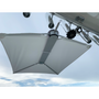 TACO Marine ShadeFin Boat Shade, For Standard Rod Holders, 5 x 6 ft, UPF 50+ - Apollo Lighting