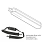 TACO Marine ShadeFin Boat Shade, For Standard Rod Holders, 5 x 6 ft, UPF 50+
