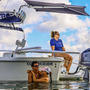 TACO Marine ShadeFin Boat Shade, For Standard Rod Holders, 5 x 6 ft, UPF 50+