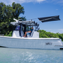 TACO Marine ShadeFin Boat Shade, For Standard Rod Holders, 5 x 6 ft, UPF 50+