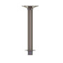TACO Marine Z76-Series Fixed Height Table Pedestal Column, 3 in Dia, Single Taper