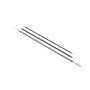 TACO Marine OI Series Open Water Internal & Collapsible Carbon Fiber Outrigger Poles, 3-Section, Twist & Lock, 400 lb Mono Halyard, For 1-1/2 in Mounts