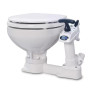 Jabsco Twist ‘n’ Lock Manual Marine Toilet, Wooden Seat, Self-Priming Pump - Apollo Lighting