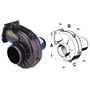 Jabsco 35400 Series Flangemount 4 in Blower, 250 CFM, ISO 8846