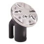 Perko Vented Deck Fill, 1-1/2 in Hose, Angled Neck, Chrome Plated Bronze Cap