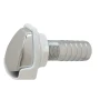 Perko 0506 Gas Tank Vent, 5/8 in Hose, Chrome-Plated Zinc Alloy, Polymer Splash Guard