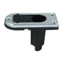 Perko 1047 Plug-In Pole Light Base, For 3/4 in Poles, 0 Degree Rake, Polished Stainless Steel - Apollo Lighting
