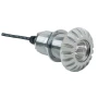 Perko Space Saver Thru-Hull Mount Underwater Light, 12V, 30° Beam, 10 ft Cable, Mounting Ring