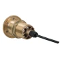 Perko Space Saver Thru-Hull Mount Underwater Light, 12V, 30° Beam, 10 ft Cable, Mounting Ring