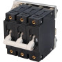 Blue Sea Systems C-Series White Toggle Circuit Breaker, Triple Pole, Magnetic Hydraulic Trip Free, 65V DC - Apollo Lighting