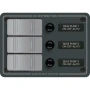 Blue Sea Systems Contura Bilge Pump Control DC Panel, 12/24V, Water-Resistant, 45A, 15A AGC Fuses
