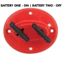 Perko 8521 Dual Battery Selector Switch, 6-32VDC, 140A, Ignition Protected