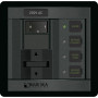 Blue Sea Systems 360 Panel System AC Source Selection Panel, 2 Sources, Raised Rocker - Apollo Lighting