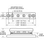 Blue Sea Systems MiniBus Common BusBar, 100A, 300V AC, 48V DC, Tin-Plated Copper Bus - Apollo Lighting