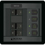 Blue Sea Systems 360 120V AC Main Panel, Flat Rocker Breakers - Apollo Lighting
