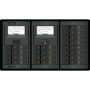 Blue Sea Systems 360 Panel System Branch Circuit Breaker Panel, 12V DC, 15A Flat Rocker Breakers - Apollo Lighting