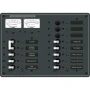 Blue Sea Systems AC Main Circuit Breaker Panel, 230V AC, Micro Voltmeter